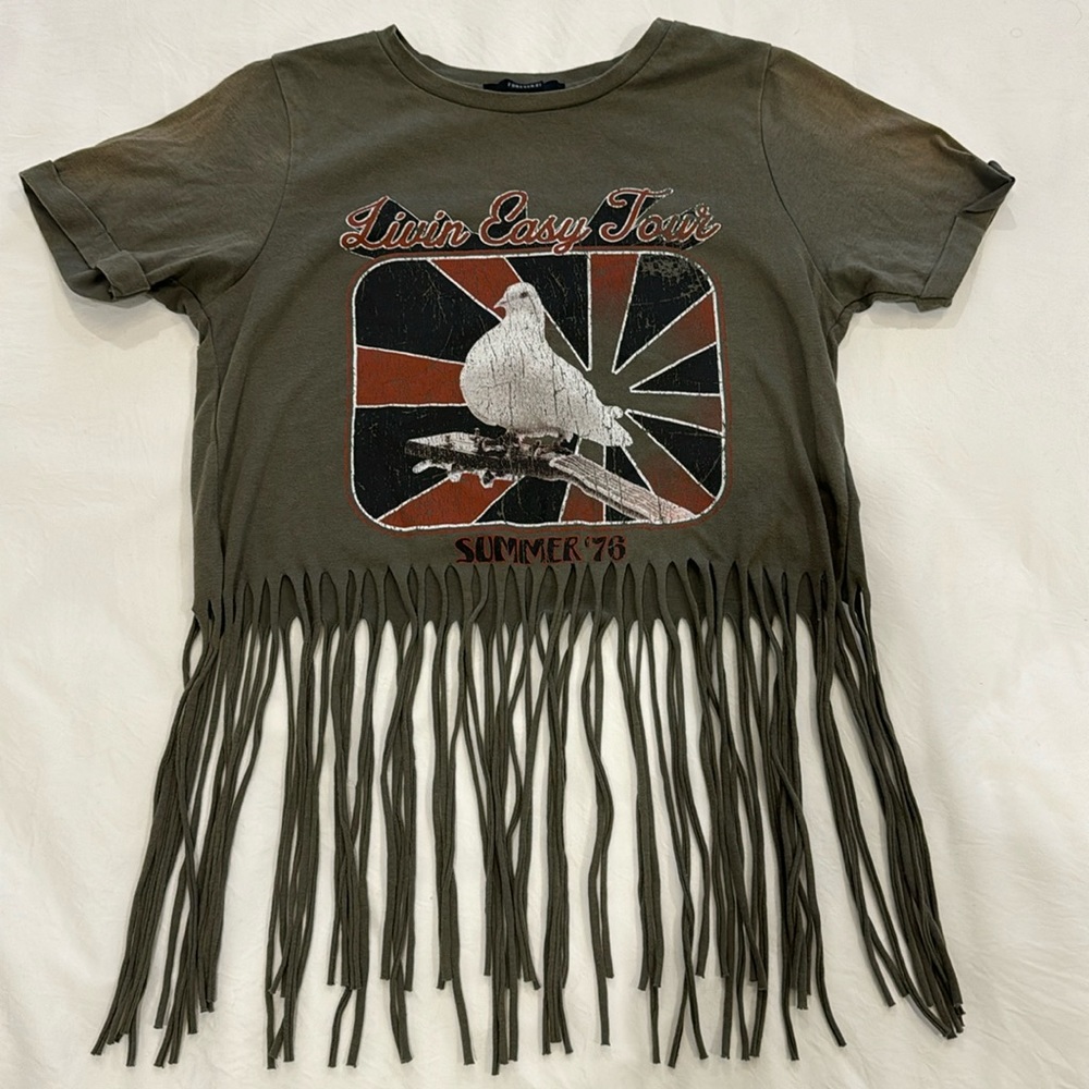 Fringe tee shirt